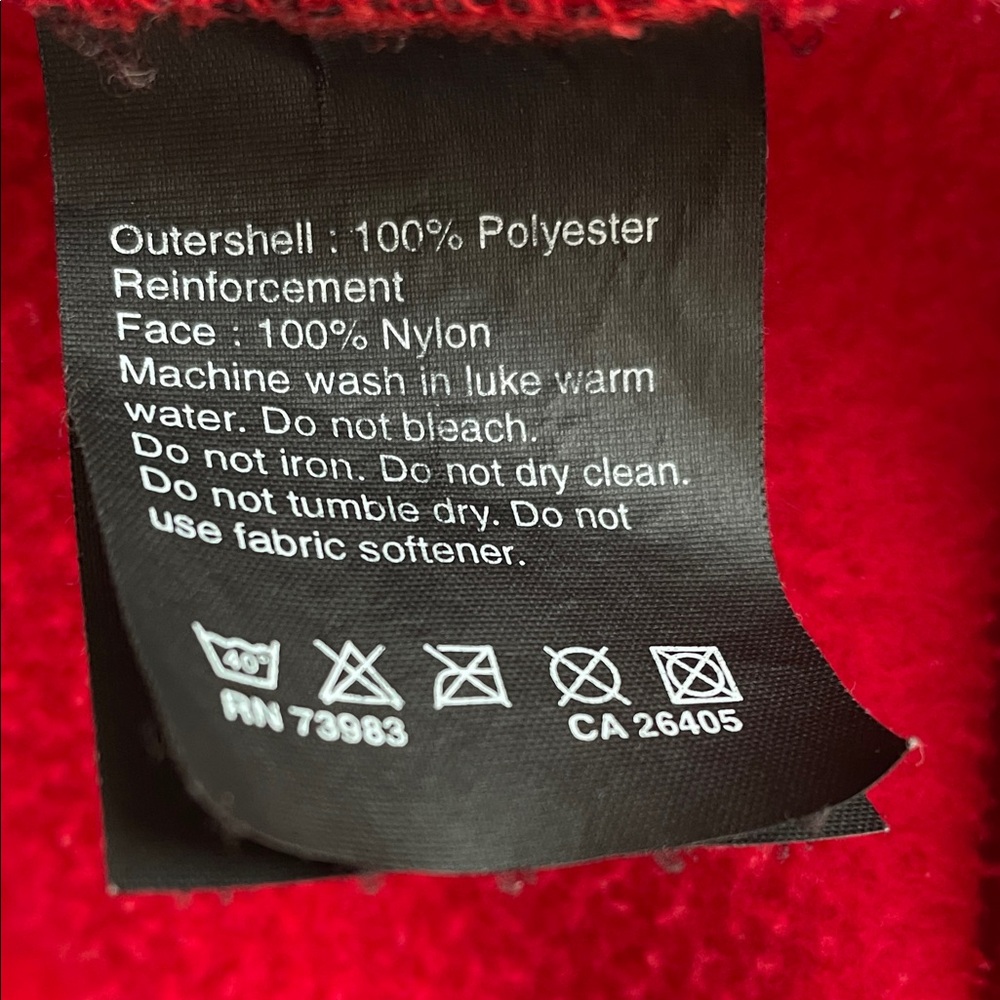 Helly Hansen Red and Black Outdoor Fleece - Picture 8 of 8